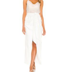 Revolve L'Academie Tie Front Skirt